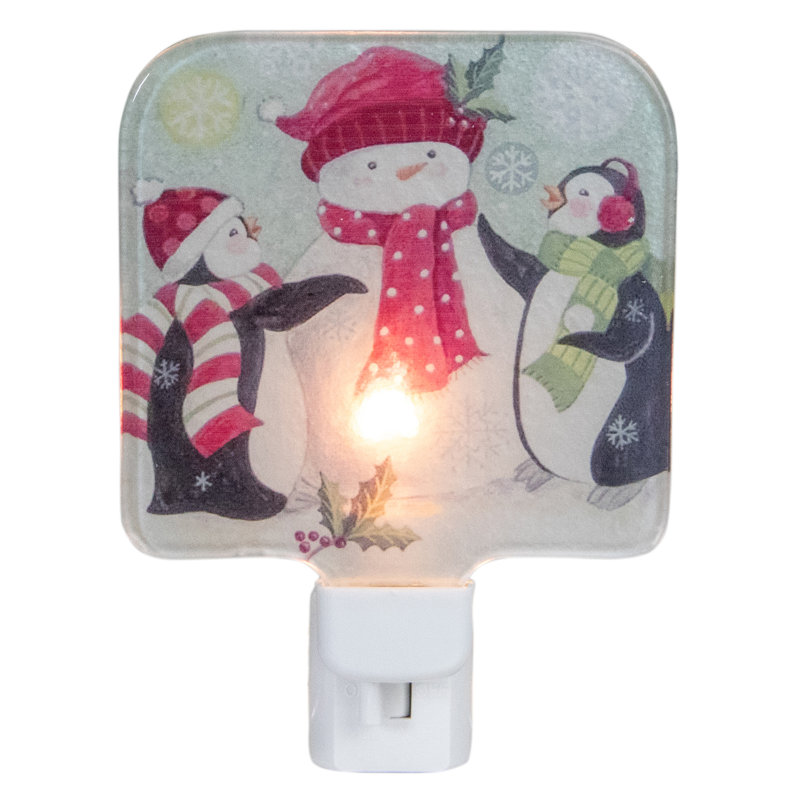 Veilleuse bonhomme de neige