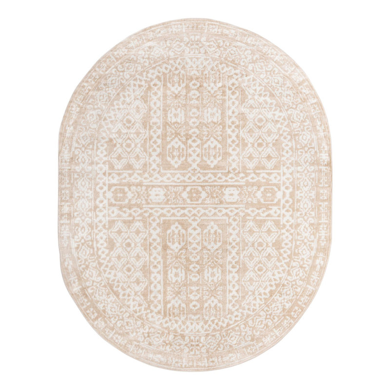 Bradbury Oriental Indoor Rug, Oval 8' x 10'