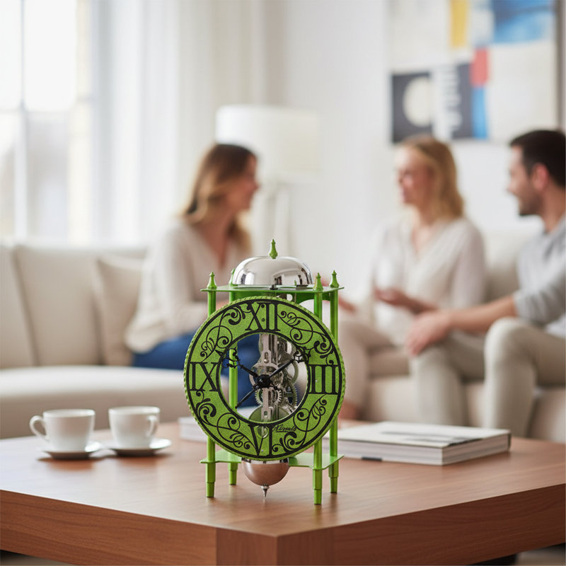 Horloge murale 5 po Hermle Marceline Strike, Green