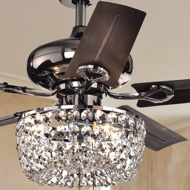 Aslan 43'' Ceiling Fan with Light Kit, Remotes