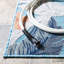 Tapis intérieur / extérieur bleu / gris Bowdon-206269966