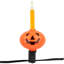 7-Count Jack O''lantern Halloween Bubble Lights  6Ft  Black Wire
