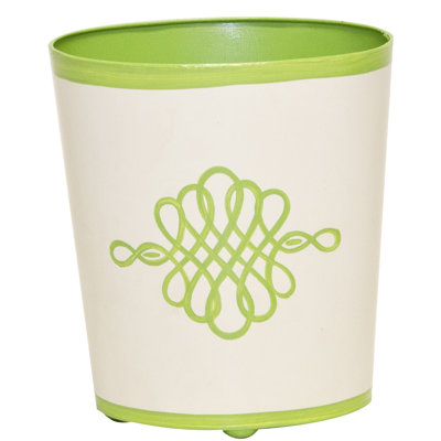 Aluminum Open Waste Basket - 2 Gallons