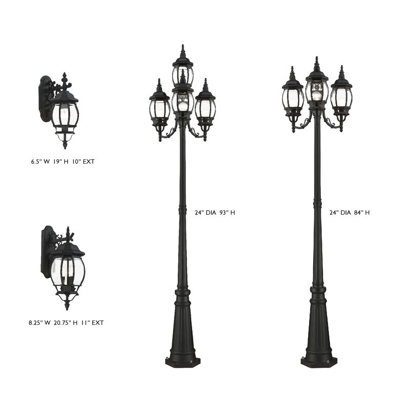 Analiz Lamp Post (Full), Black