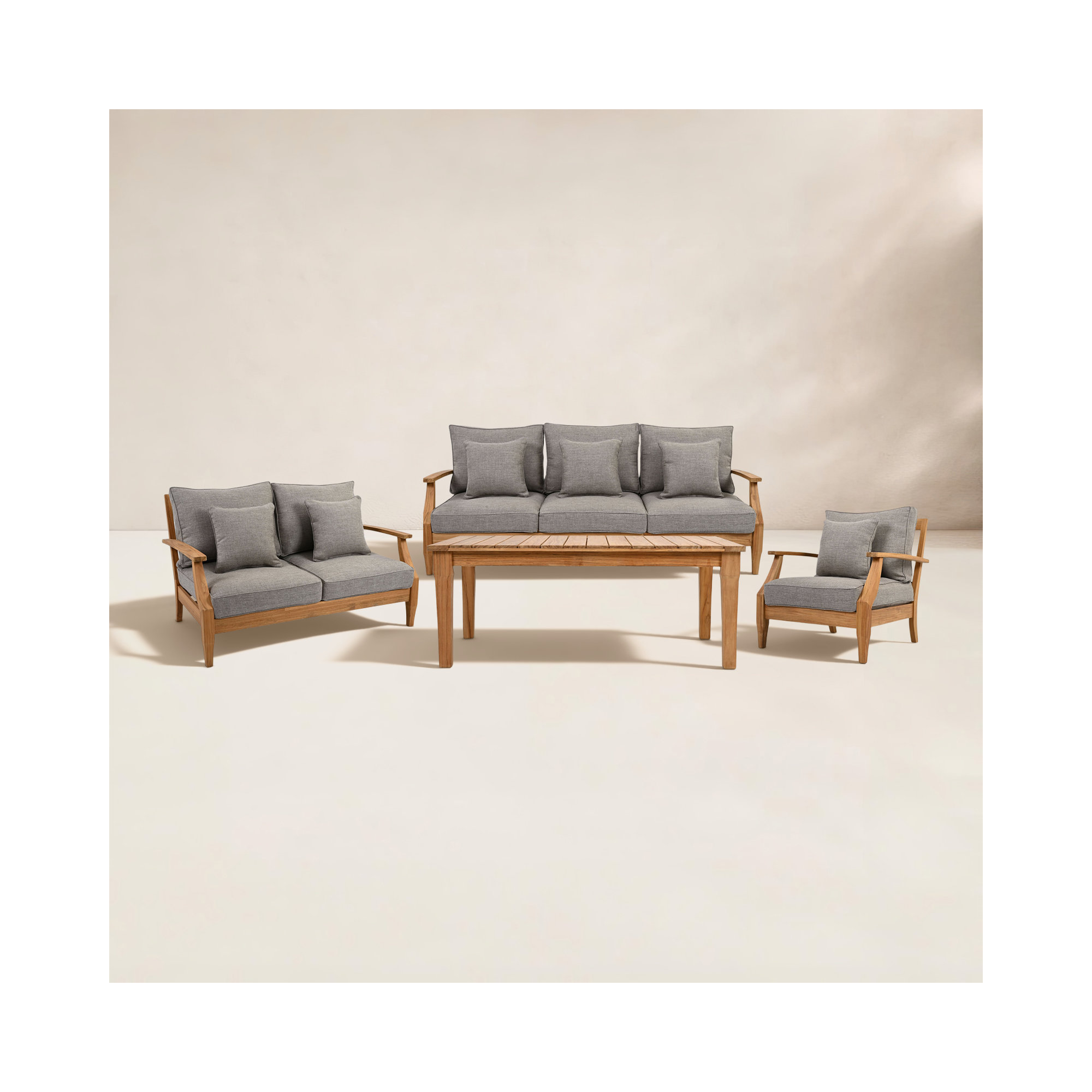 Clairmont 7-person Seating Group, Taupe