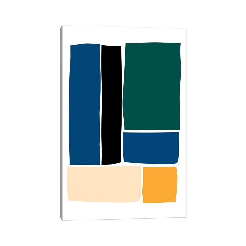 «Simple Cutouts» par The Maisey Design Shop - Peinture sur toile tendue, H 40 po x l 26 po x P 1,5 po