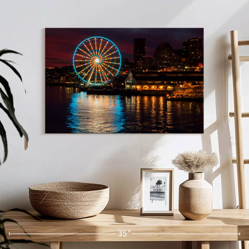 Grande roue à Seattle, H 16 po x l 24 po