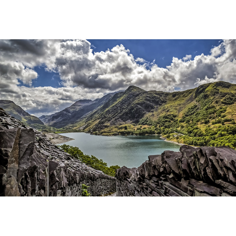 Llyn Peris Llanberis - Wrapped Canvas Print, 20cm H x 30cm W x 3.8cm D