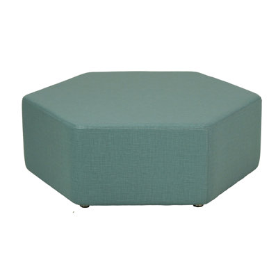 Pro Series Upholstered Hexagon Ottoman 12" Height