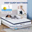 Matelas en sommeil profond dans une boîte, matelas hybride doux avec mousse à mémoire de forme et ressorts ensachés, idéal pour une bonne nuit de sommeil-12991170-12991180