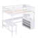 Ennie Full Loft Bed with Built-in Desk and Bookcase