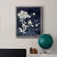 Toile encadrée de qualité supérieure Indigo Botanical II - prête à être accrochée-1985270460-1985270439