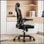 Chaise de bureau ergonomique avec appui-tête réglable et soutien lombaire, conception à haut dossier pour un siège de bureau confortable-763535212-763535211