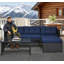 Ensemble de canapé d'extérieur Loveseat-1369512893