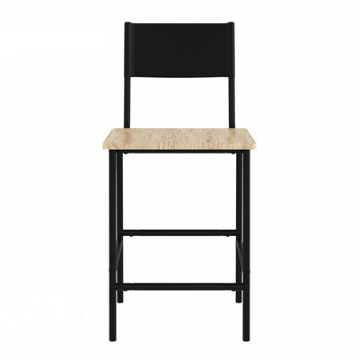 Tabouret, finition noire