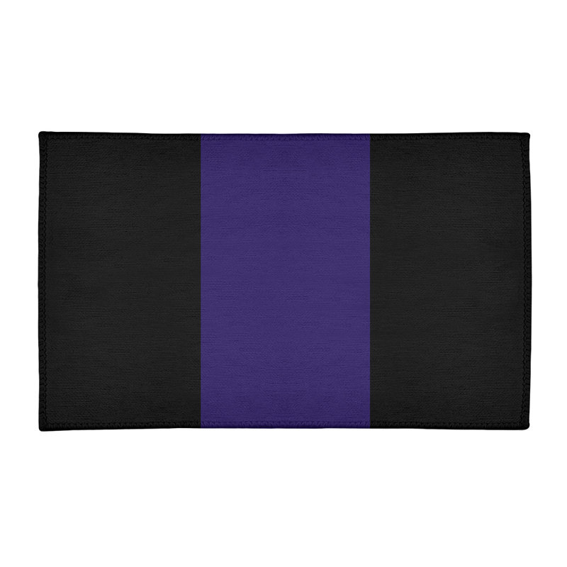 Tapis en poly-rayures baltimore retour foote, Rectangle 2 pi x 3 pi