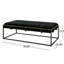 Banc avec repose-pieds et repose-pieds Luxury