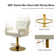 Rhett Swivel Upholstered Adjustable Height Counter Stool