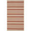 Tapis intérieur / extérieur rayé terre cuite / beige Arneshia-1336575375