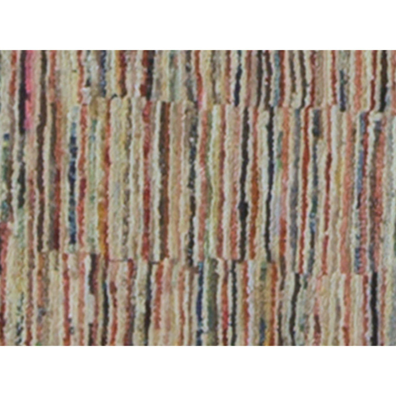 Hand Knotted Wool Area Rug in Multi