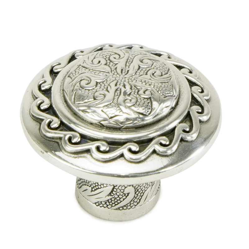 AMERICANA KNOB PLATE, Silver