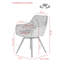 49cm H Tufted Velvet Upholstered Armchair-985156351