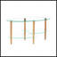 Table basse ovale en verre transparent-33905486-33905485