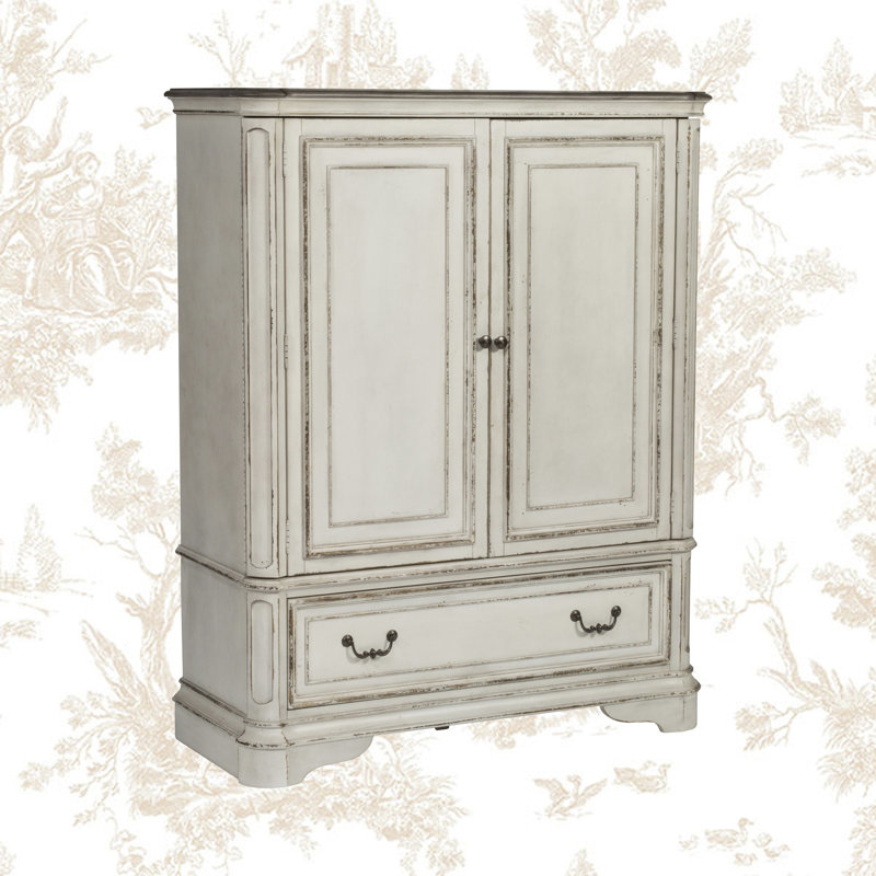 Armoire 2 portes en bois massif et manufacturé Colchester