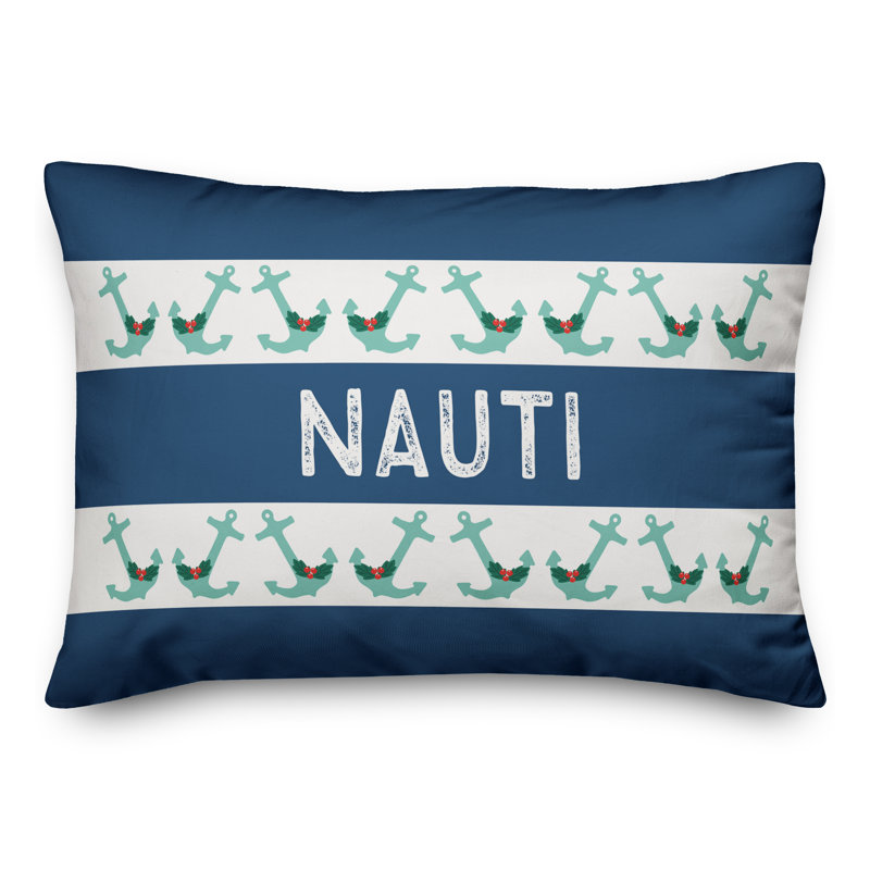  Nauti Or Nice Rectangular Lumbar Pillow