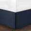 Édredon pour chambre simple - imprimé médaillon bleu marine, taies décoratives brodées, édredon rembourré, relaxant et élégant, tissu à bordure, moderne