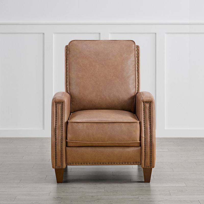 Fauteuil inclinable manuel Bracking, Similicuir performance brun selle