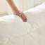 Méridienne à dossier simple avec dossier et canapé entièrement compressé convient au salon, à la chambre à coucher, en polyester, orange, blanc-1295926479