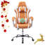 XINMICS Adjustable Reclining Ergonomic Faux Leather Swiveling PC & Racing Game Chair-101595730