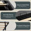 Fabric Ottoman Bed Frame With Hydraulic Lift-Up Storage, Slatted Base, Modern Design-1165355636-1165355638