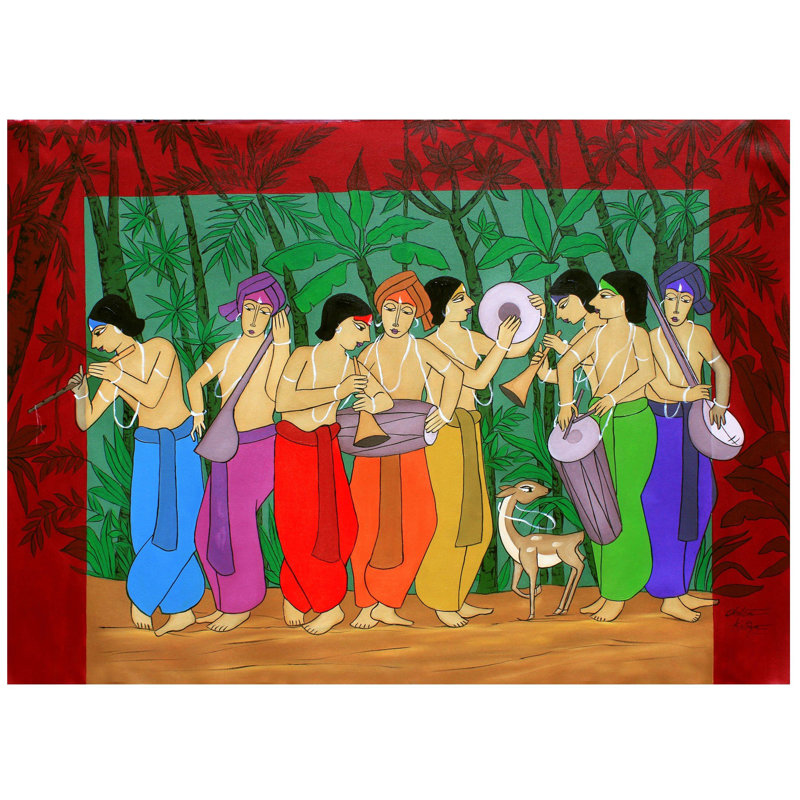 Compositeurs de musique de style champêtre | Acrylique sur toile