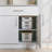 Prepac Elite 36" Tall Storage Cabinet with Doors and Shelves, Multipurpose Garage Cabinet with Large Drawer and Adjustable Shelf, Open Back Storage Furniture for Kitchen, Laundry Room, Garage, White