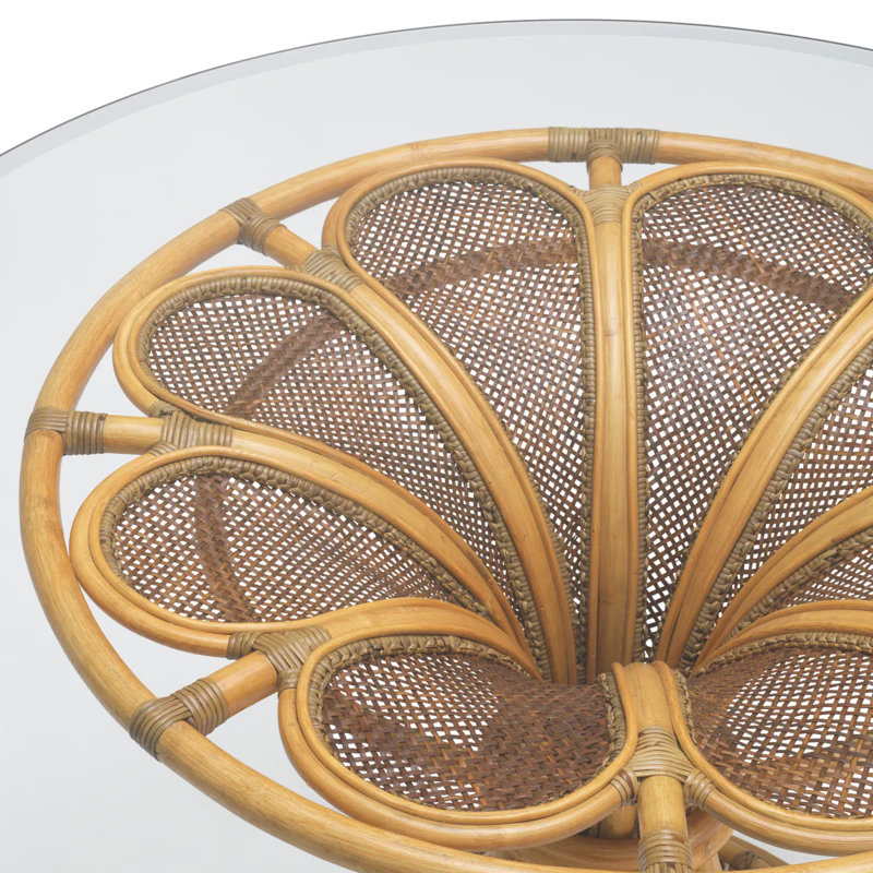 Colony Round Glass Dining Table