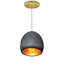 Luminaire suspendu en dome à 1 lumière-82352585-82352587-82352588
