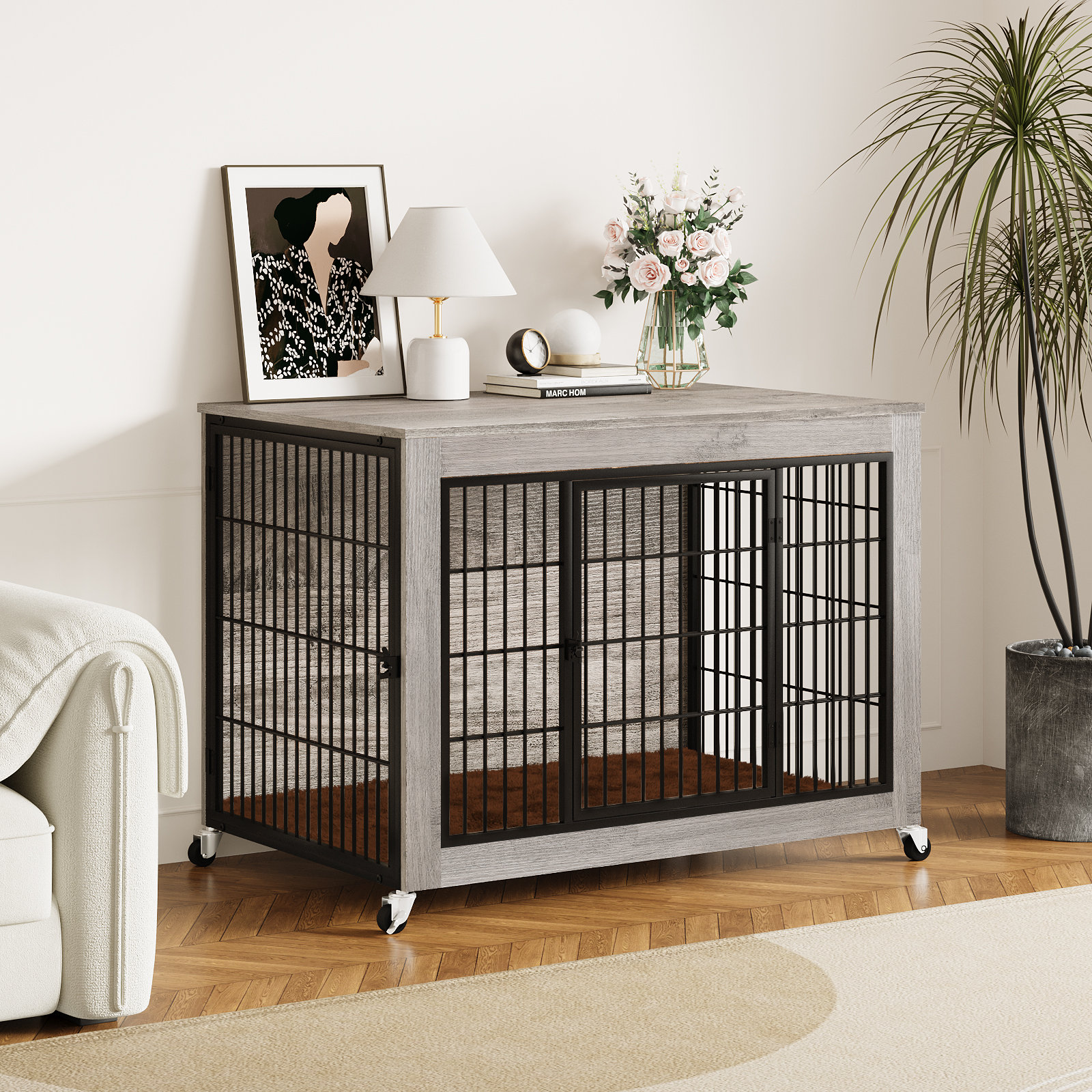 View of Tucker Murphy Pet™ Dog Crate Furniture With Cushion & Reviews - Wayfair ...