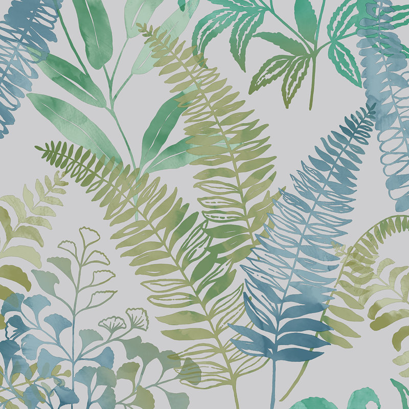 Intrigue 33cm x 52cm Texture Wallpaper Roll, Aqua
