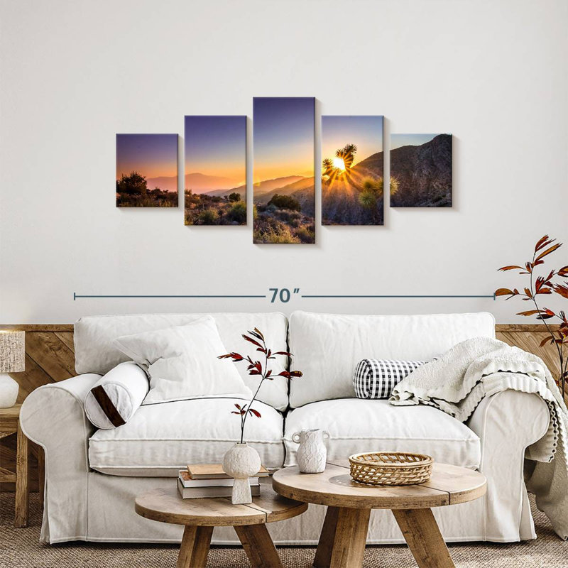 Senne California Desert Sunrays, H 24 po x l 55 po