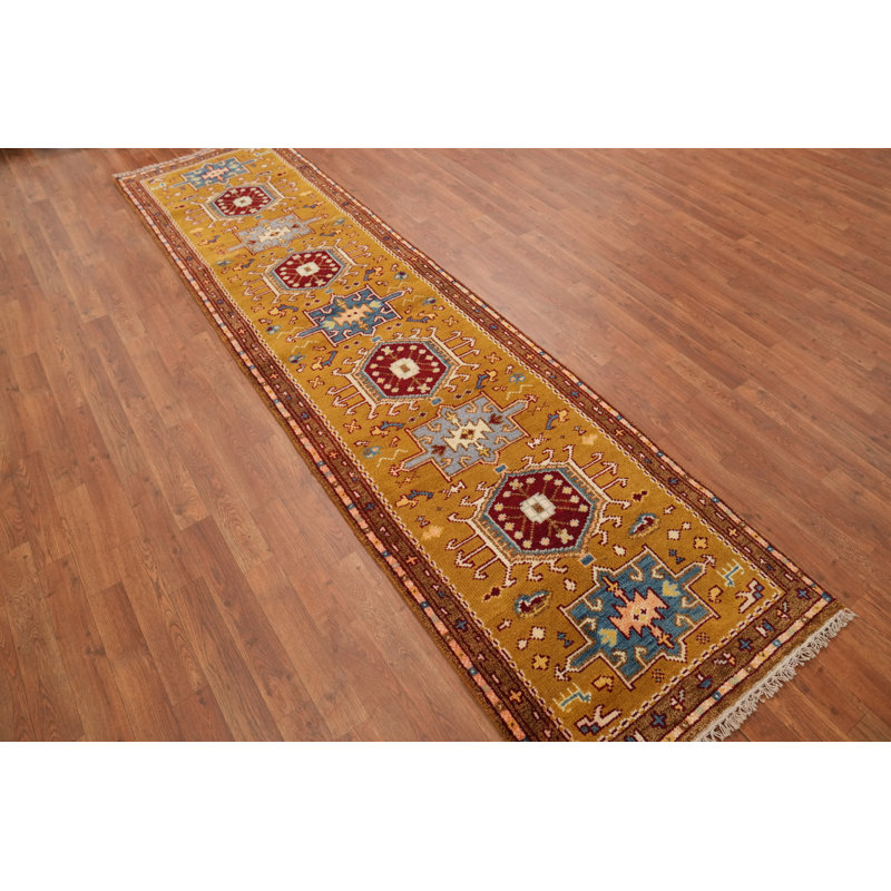 Tapis de couloir traditionnel en laine