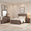 Ensemble de chambre avec grand lit 4 pièces Bello, brun taupe transitionnel et noir-114566365