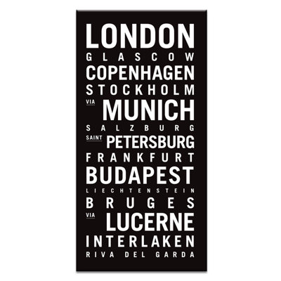 Tram Scrolls - Print on Canvas