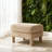 Polyester Ottoman With Four Sturdy Legs-1113340799