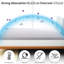 Très grand matelas en mousse viscoélastique gélifiée 2 pouces pour matelas à circulation d'air de conception ventilée de longue durée, nous, adoucissant les matelas et régulant la chaleur