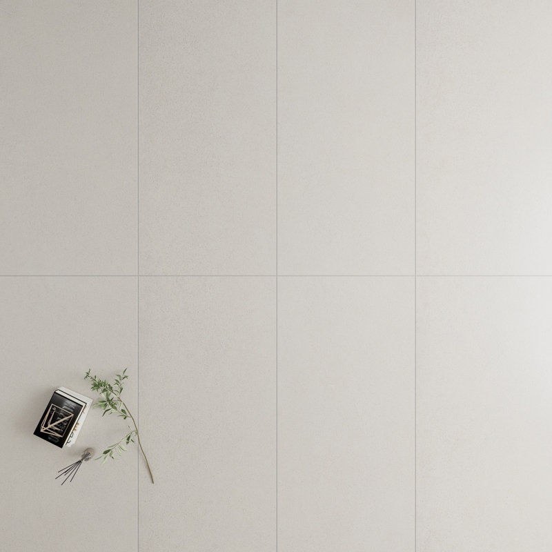 American Urban 24 in. x 48 in. Concrete Look Matte Porcelain Floor and Wall Tile (2 PCS, 16 Sq. Ft./Case), White