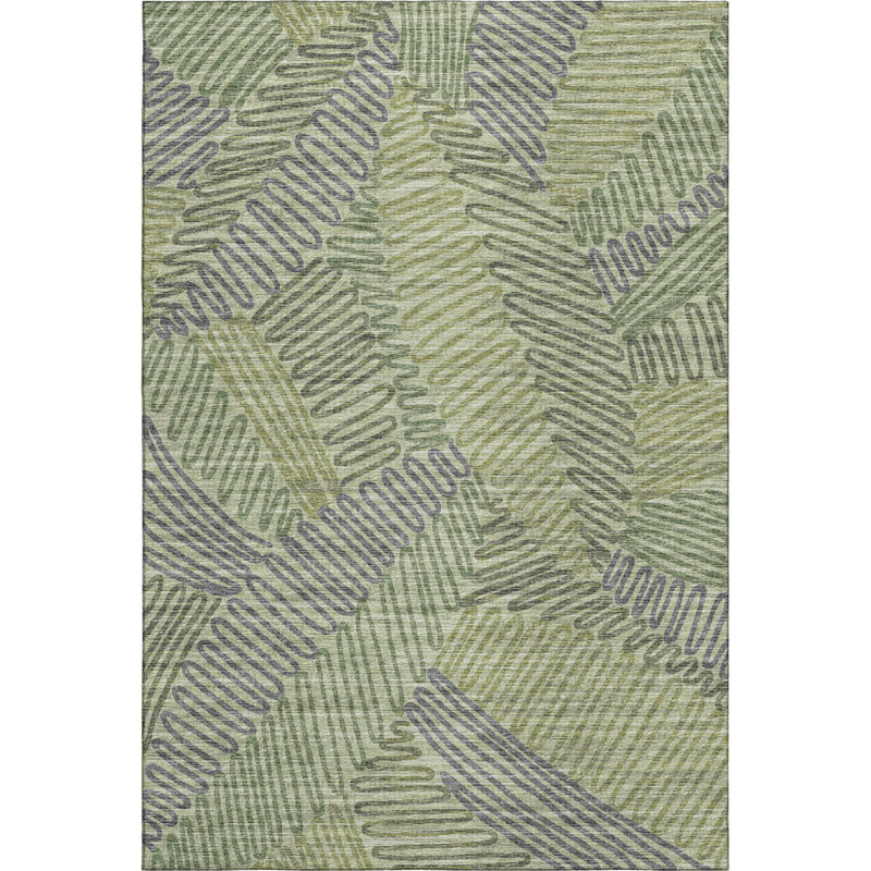 Premium Machine Washable Vaseem AMF117 Rug, Rectangle 2'6" x 3'10"