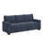 Beaulah Modern Fabric Upholstered Square Arm Sofa-100169690