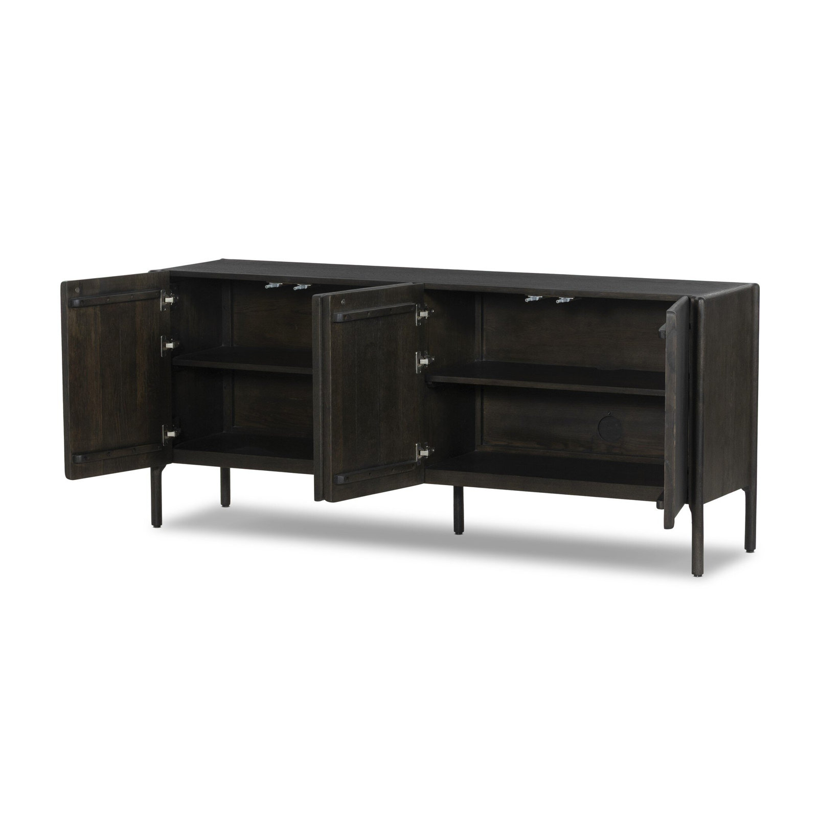 Oak Sideboard Cabinet, Espresso Oak